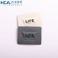 Vente en gros Petit Chapeau Jeans PU Cuir Imprimé Logo Patch Patches pour Vêtements Chapeaux