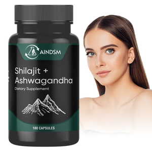 Cápsulas de alta calidad Shilajit Boost Fertility Cápsula Himalayan Shilajit Cápsula Maca Root Ashwagandha Shilajit Support Cápsula inmune - Product Image 1