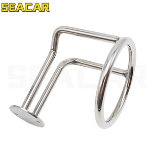 Seacar Stainless Steel Drink Holder 304 Boat Marine Hardware For <b>Yacht</b> RV Waterproof Mounting Bracket - Product Image 2