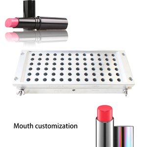 Stampo per rossetto riempimento posteriore 36 fori 12 cavità metallo Mini Logo personalizzato Slim alluminio Waterdrop Lip Stick stampi 12.1mm 11.1mm - Product Image 1