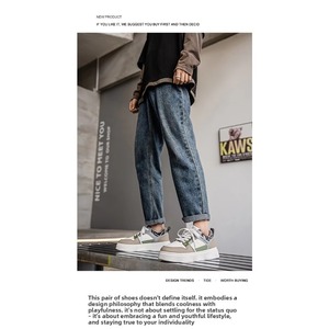 Chaussures décontractées sportives pour hommes, toile noire, semelle extérieure antidérapante en TPU, baskets élégantes pour le printemps et l'hiver - Product Image 5