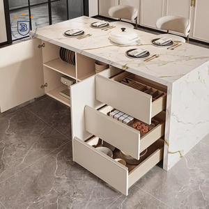 Encimeras de cocina de cuarcita romana blanca brasileña Natural duradera Tabletas de <span class=keywords><strong>Bar</strong></span> familiares Diseño moderno Precio bajo para hoteles - Product Image 1