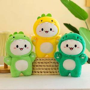 Fabrication sur mesure de jouets en peluche personnalisés, incluant des figurines de dinosaures en peluche de 8 pouces en coton PP, pour machines à griffes - Product Image 1