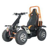 Quadricycle électrique tout-terrain 4x4 homologué CE, 6000W, 60V, 50Ah, type buggy des dunes, scooter électrique, ATV