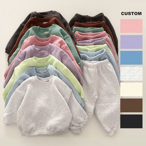 Nuova Collezione Tuta Sportiva Personalizzata per Bambini Set 2 Pezzi con Pantaloni Lunghi Completo per Neonati Tute da Ginnastica per Ragazzi Set di Abbigliamento - Product Image 1