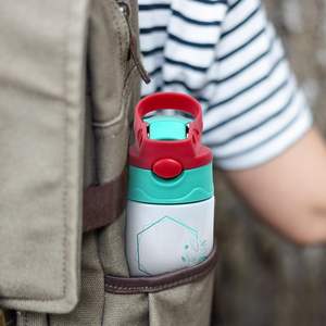 Bouteille d'eau isotherme en acier inoxydable vierge pour sublimation 12 OZ, gobelet droit avec couvercle anti-éclaboussures et incassable - Product Image 6