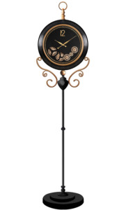 Cổ điển duy nhất mặt sắt di chuyển bánh răng chân máy kim loại sàn đồng hồ với kim hiển thị thiết kế mới cho phòng khách vị trí - Product Image 3