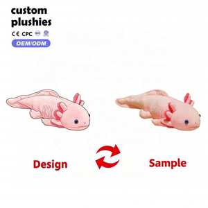 Peluche Axolotl Mignonne, <span class=keywords><strong>Salamandre</strong></span> <span class=keywords><strong>Mexicaine</strong></span> Colorée, Poupée en Peluche Douce, Coussin Hexagonal en Forme de <span class=keywords><strong>Salamandre</strong></span>, Animaux en Peluche - Product Image 1