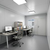 Maison préfabriquée pliable pour dortoir de chantier et bureau mobile modulaire portable