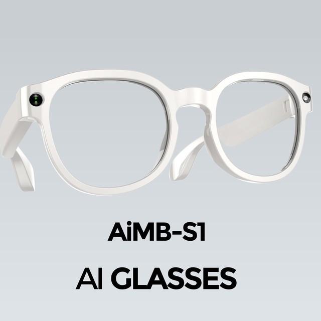 AI Translation AiMB-S1 Simultaneous Interpretation Voice Assistant AI Recognition Shocks Sound Quality HD Smart Glasses