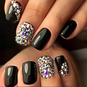 SS3-SS30 solo tamaño 1440 unids/bolsa de cristales 36 elección de colores de diamantes de imitación Pixie cristal arte de uñas de - Product Image 1