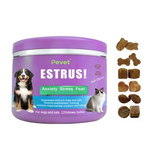 Complément Masticable Doux pour <span class=keywords><strong>Chats</strong></span> et Chiens : Gestion de l'Estrohe, Vitamines et Minéraux, Absorption Rapide, Sûr contre les <span class=keywords><strong>Puces</strong></span>, les Urinations Inadaptées et les Morsures - Product Image 6