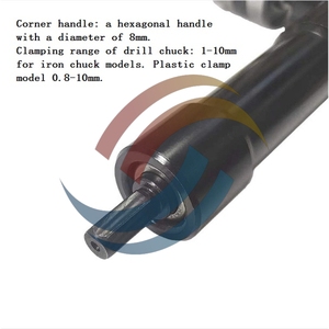Outil d'angle électrique à 90 degrés Meracly avec mandrin à trois mors, outil de pliage électrique en alliage à angle droit avec clé - Product Image 4