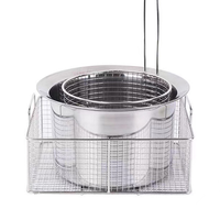 Panier en fil métallique de qualité supérieure pour réfrigérateur, conteneur en maille de qualité alimentaire pour tri et rangement des aliments dans le réfrigérateur, le congélateur et la cuisine