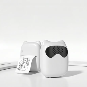 Mini Impresora Térmica Portátil con Control por Voz IA, USB, Batería <span class=keywords><strong>de</strong></span> 1200 mAh, Ancho <span class=keywords><strong>de</strong></span> Papel <span class=keywords><strong>de</strong></span> 57 mm, Resolución <span class=keywords><strong>de</strong></span> 200 dpi para Fotos, Recibos <span class=keywords><strong>de</strong></span> Oficina - Product Image 1