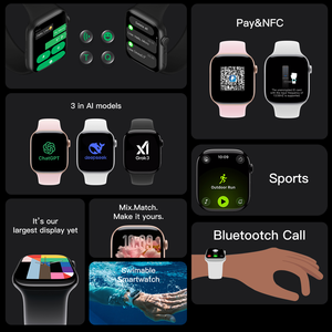 Reloj Inteligente S11 Pro con Pantalla TFT <span class=keywords><strong>de</strong></span> 2.11 Pulgadas, Reloj Deportivo con Llamadas Bluetooth, Recordatorio <span class=keywords><strong>de</strong></span> Mensajes para IOS y Android, IP68 - Product Image 2