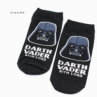 Nouvelles chaussettes unisexes en coton Star Wars 2020 - Chaussettes courtes d'été antibactériennes, respirantes, antidérapantes, style coréen, décontractées pour tous les jours