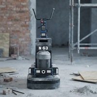 Ponceuse à sol manuelle CFS-630 à moteur, équipement de polissage pour le ponçage des surfaces en béton, époxy et terrazzo, directement de l'usine