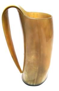 Taza de cuerno de búfalo Natural pulido de alta calidad, revestimiento seguro para alimentos de estilo Animal auténtico para cerveza Ale Mead - Product Image 4