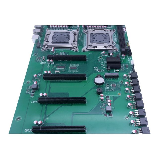Wholesale High Speed 8 GPU PCIE LGA 2011-V1 32GB DDR3 Support Intel Xeon E5 X79 X78 Dual Cpu Motherboard