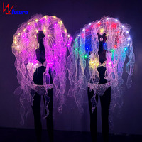 Chine Hot Selling LED Costumes Luminous Jellyfish Shell Sous-vêtements et couvre-chef Vêtements de performance étincelants pour la danse