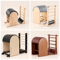 Penawaran Spesial Alat Pilates Ladder Barrel Kayu Maple untuk Peregangan Tulang Belakang dan Latihan Inti Profesional di Studio Pilates Reformer