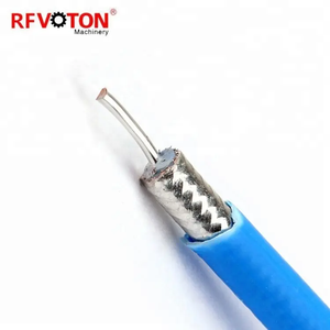18G conductor plateado de alta frecuencia azul FEP jacket Cable Wires Rg401 RG402 RG405 Semi Flexible Rf Coaxial Cable - Product Image 5