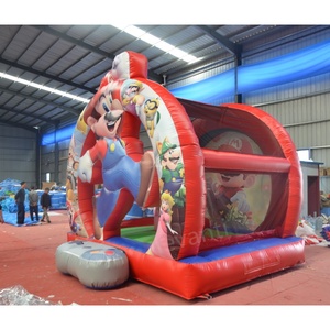 <span class=keywords><strong>Castillo</strong></span> Inflable de PVC Nevanti Super Divertido, Comercial, de <span class=keywords><strong>Mario</strong></span> <span class=keywords><strong>Bros</strong></span>, Trampolín Grande para Exteriores con Tobogán, para Niños de 100-500 kg - Product Image 2