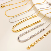 Bracelet en chaîne serpent avec breloque cœur plaqué or 18 carats, style minimaliste, en acier inoxydable, ajustable, avec chaîne torsadée, vente en gros
