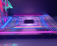 Mur vidéo LED modulaire pour stand d'exposition, taille personnalisée, écran d'affichage portable