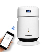 Diffuseur d'arômes électrique portable intelligent en plastique, grande capacité, fonctionnement sans eau, fonction de minuterie pour la maison, le bureau et la salle de bain