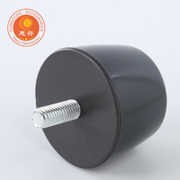 Pieds de meubles modernes en plastique PP de haute qualité, anti-corrosion, installation facile pour chambre, cuisine, bureau, salon, extérieur