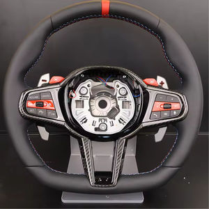 Volant de voiture sport en fibre de carbone pour BMW CS G F80 F10 F20 F30 F31 F32 M3 E90, mise à niveau du modèle ancien vers le nouveau modèle LED - Product Image 2