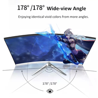 Vente en gros d'étui mince tout-en-un bon marché pour ordinateurs de bureau OEM personnalisé plat Full HD 22/24 pouces I3/i5/i7 PC de jeu professionnel AIO
