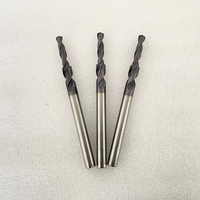 Foret étagé en carbure monobloc, revêtement TiAlN, haute dureté, haute précision, pointe auto-centrante à gauche, outil de perçage CNC pour