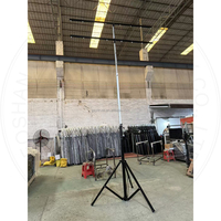 Support de manivelle d'éclairage de trépied de DJ 4m avec la barre simple de T