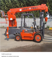 Grue mobile compacte 3 tonnes à moteur Yuchai, prix usine, pour la construction rurale et le transport de matériaux