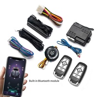 Système de démarrage sans clé 12V pour voiture, bouton poussoir de démarrage/arrêt, entrée sans clé, application Bluetooth pour téléphone portable, télécommande PKE, allumage à distance, prix d'usine