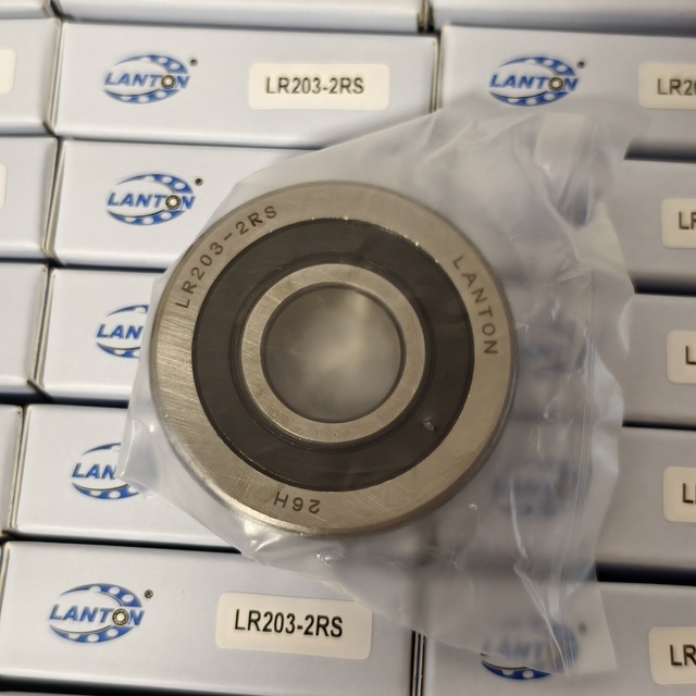 Wholesale Price, High Quality,, LR203-2RS LR203NPPU Flanged Support Roller Bearing, Cam Mechanism Printing Equipment Bearing