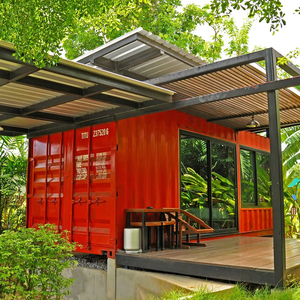 Casa Móvil de Lujo de 2-3 Dormitorios, Cabaña Prefabricada, Contenedor Marítimo Modificado, Casa Modular Pequeña Prefabricada para Hoteles y Villas - Product Image 1