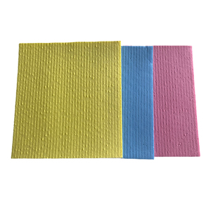 Disponible: Paño de Esponja de Celulosa Ecológico Rosa/Azul/Amarillo, 20x18x0.4cm, 98% de Absorción de Agua, para Limpieza del Hogar y la Cocina - Product Image 2
