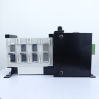 4P 220v auto double interrupteur d'alimentation engrenage manul interrupteur de verrouillage interrupteur inverseur ATS