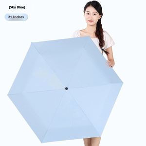 Parapluie Femme Ultra-léger en Aluminium, Entièrement Automatique, Grande Taille, Rétractable, Anti-Réflexion, Haut de Gamme, Protection Solaire, 6 Baleines - Product Image 1