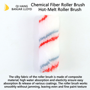 Rouleau de peinture mural de haute qualité en plastique, mélange de fibres chimiques thermofusibles et de rayures bleues - Product Image 3