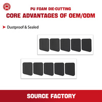 Insert en mousse PU personnalisé découpé CNC avec précision pour l'emballage protecteur de produits