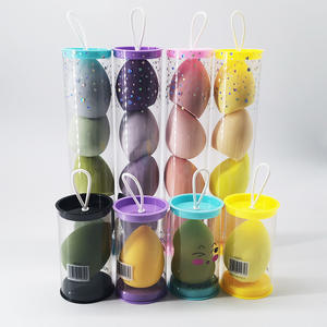 Éponge de maquillage pour le visage, marque OEM, étiquette privée, sans latex, super douce, modèle personnalisable, lavable, pour poudre, utilisation comme houppette - Product Image 1