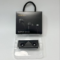 Audífonos Intrauditivos con Cable Tipo-C, Micrófono HD Integrado, Llamadas Manos Libres, Diseño Ergonómico, Sonido Estéreo, Compatibles con Samsung Note10