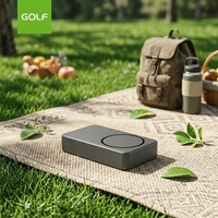 Batterie externe magnétique portable facile à transporter, universelle OEM avec câble, vente en gros, mini PD 20W, charge rapide, 10000mAh