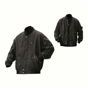 Vestes d'hiver pour hommes en polyester noir de haute qualité, design tendance, vente en gros, personnalisables - Product Image 3