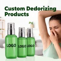 Déodorant Liquide Anti-transpirant Herbal Personnalisé Sans Aluminium Unisexe Élimination des Odeurs Sous les Bras Marque Privée OEM Longue Durée